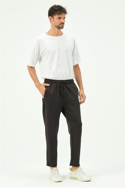 C&City Men Straight Leg Sweatpants with Side Pockets 852