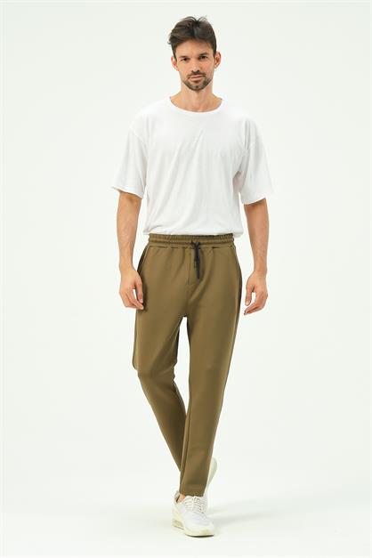 C&City Men Straight Leg Sweatpants with Side Pockets 852