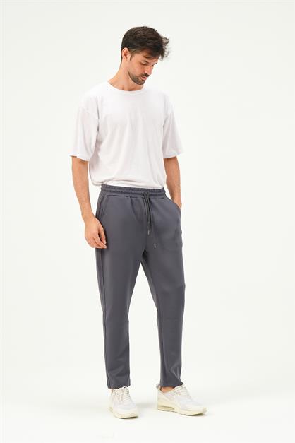 C&City Men Straight Leg Sweatpants with Side Pockets 852