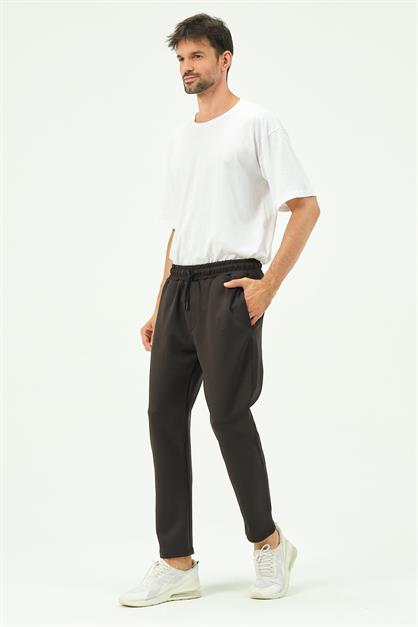 C&City Men Straight Leg Sweatpants with Side Pockets 852