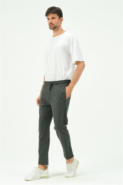 C&City Men Straight-Leg Sweatpants with Side Pockets 780 