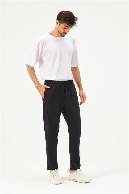 C&City Men Straight-Leg Sweatpants with Side Pockets 780 