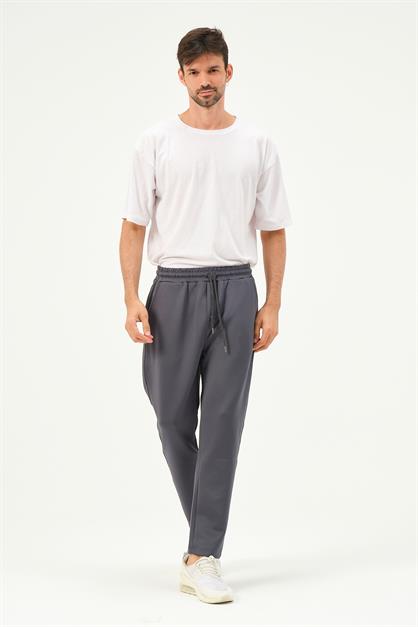 C&City Men Straight Leg Sweatpants with Side Pockets 852