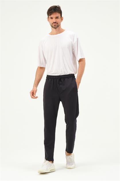 C&City Men Straight-Leg Sweatpants with Side Pockets 780 