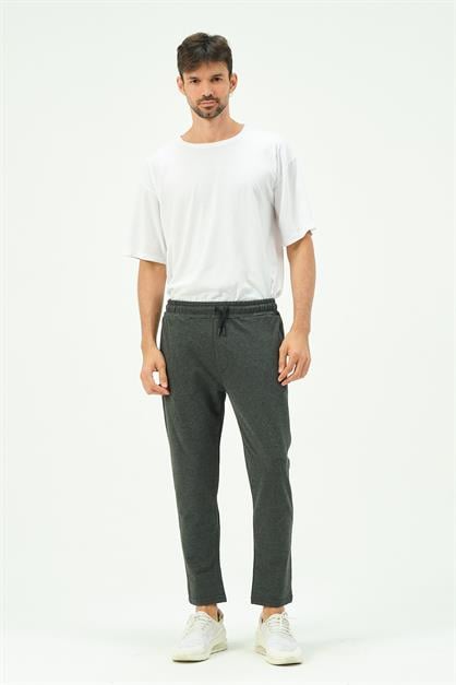 C&City Men Straight-Leg Sweatpants with Side Pockets 780 