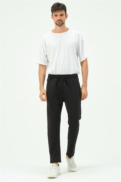 C&City Men Straight-Leg Sweatpants with Side Pockets 780 