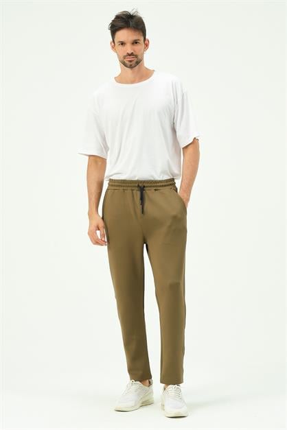 C&City Men Straight Leg Sweatpants with Side Pockets 852