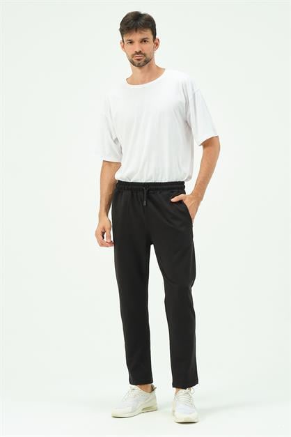 C&City Men Straight-Leg Sweatpants with Side Pockets 780 