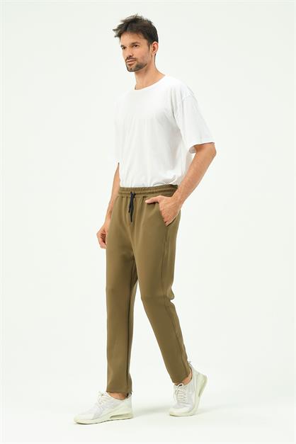 C&City Men Straight Leg Sweatpants with Side Pockets 852
