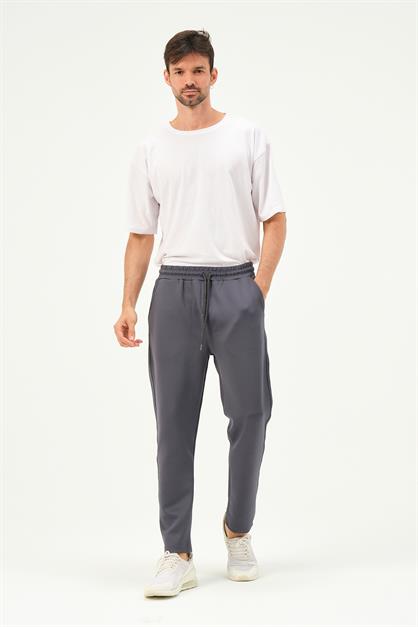C&City Men Straight Leg Sweatpants with Side Pockets 852