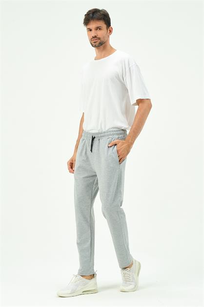 C&City Men Straight-Leg Sweatpants with Side Pockets 780 