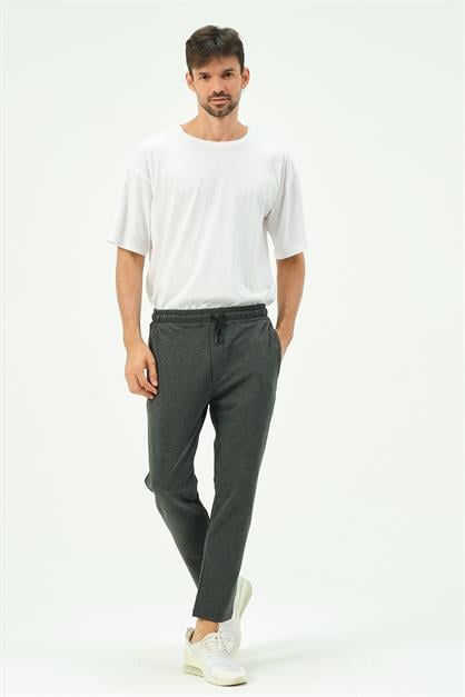 C&City Men Straight-Leg Sweatpants with Side Pockets 780 