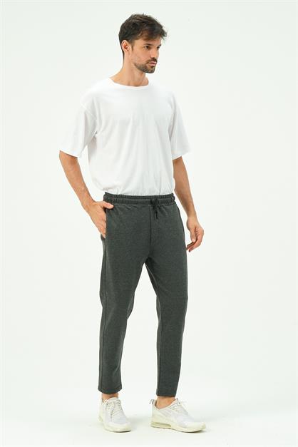 C&City Men Straight-Leg Sweatpants with Side Pockets 780 