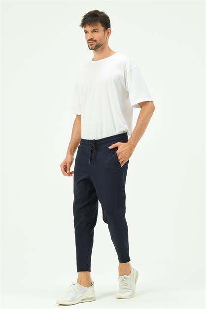 C&City Men Zippered Sweatpants with Back Pocket 782