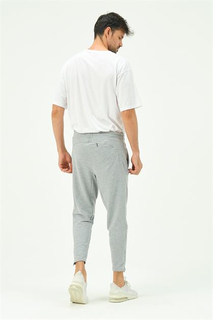 C&City Men Zippered Sweatpants with Back Pocket 782