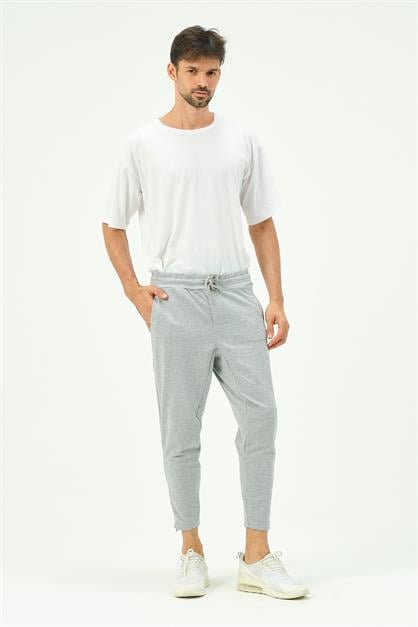 C&City Men Zippered Sweatpants with Back Pocket 782