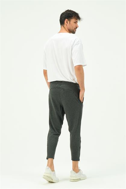 C&City Men Zippered Sweatpants with Back Pocket 782