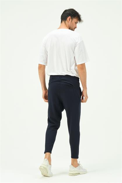 C&City Men Zippered Sweatpants with Back Pocket 782