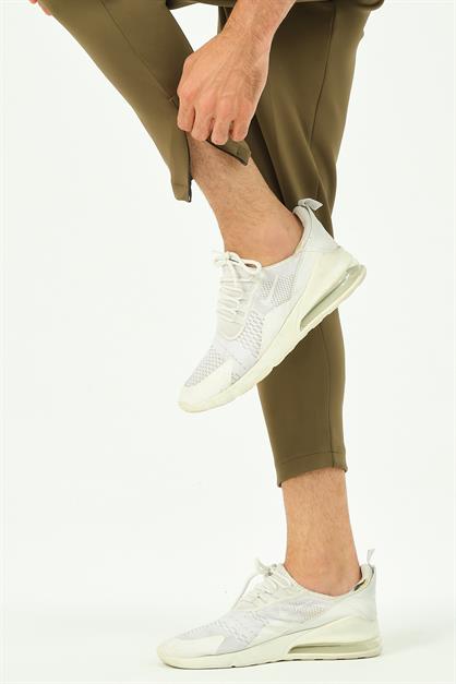 C&City Men Sweatpants with Zippered Legs and Back Pockets 854