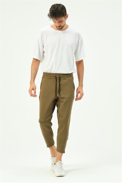 C&City Men Sweatpants with Zippered Legs and Back Pockets 854