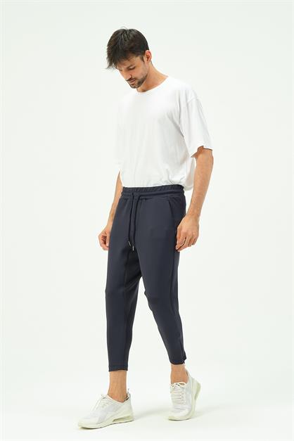 C&City Men Sweatpants with Zippered Legs and Back Pockets 854