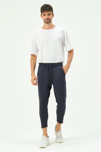C&City Men Sweatpants with Zippered Legs and Back Pockets 854