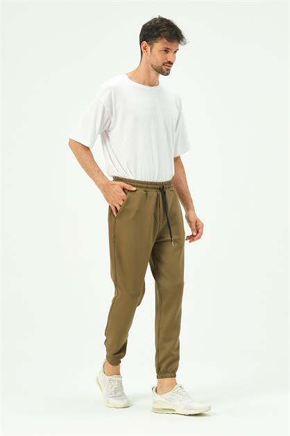 C&City Men Elastic Leg Sweatpants with Side Pockets 853