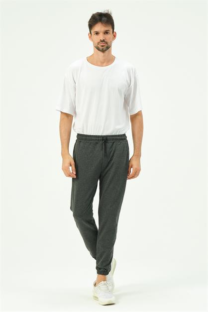 C&City Men Elastic Leg Sweatpants with Side Pockets 781