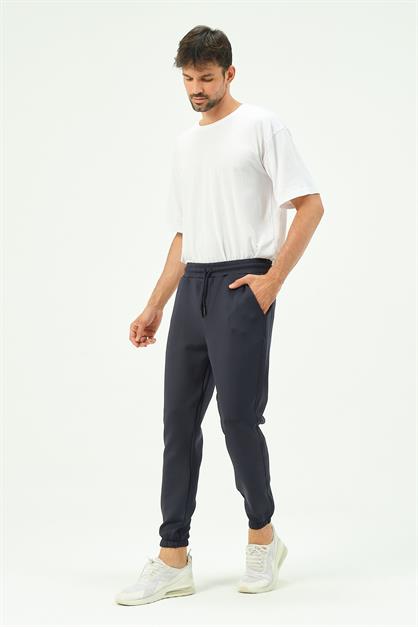 C&City Men Elastic Leg Sweatpants with Side Pockets 853
