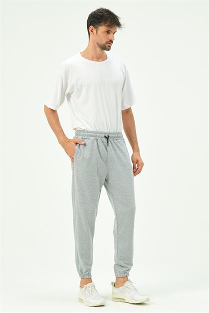C&City Men Elastic Leg Sweatpants with Side Pockets 781