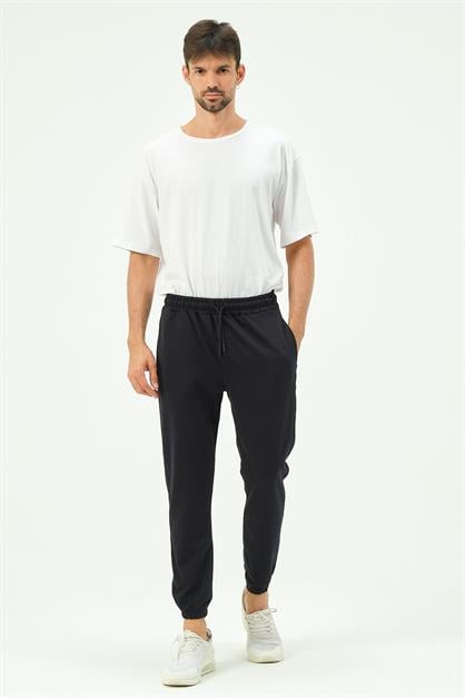 C&City Men Elastic Leg Sweatpants with Side Pockets 781