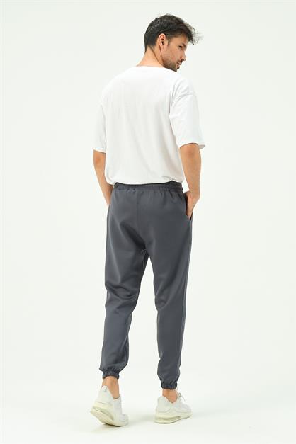 C&City Men Elastic Leg Sweatpants with Side Pockets 853