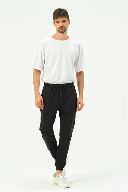 C&City Men Elastic Leg Sweatpants with Side Pockets 781