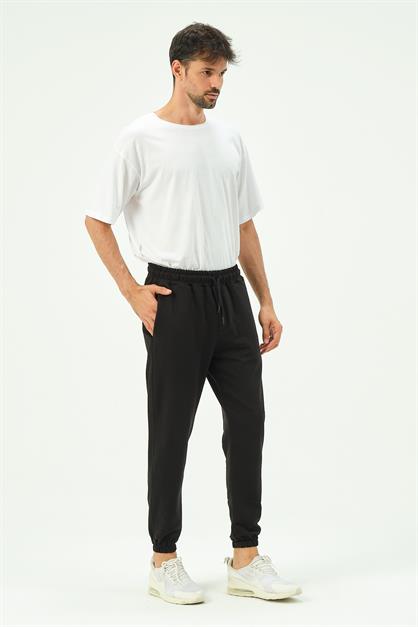 C&City Men Elastic Leg Sweatpants with Side Pockets 781