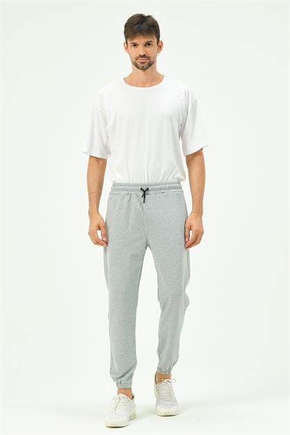 C&City Men Elastic Leg Sweatpants with Side Pockets 781