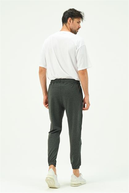 C&City Men Elastic Leg Sweatpants with Side Pockets 781