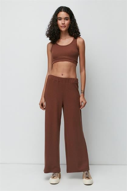 Ribbed 3-Piece Nightgown Set 9130