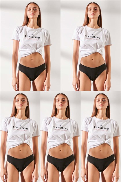 C&City 5 Pack Brazilian Panty 590