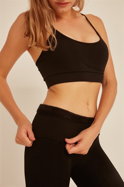 C&City Women Thermal Warm Velvet Legging Plush