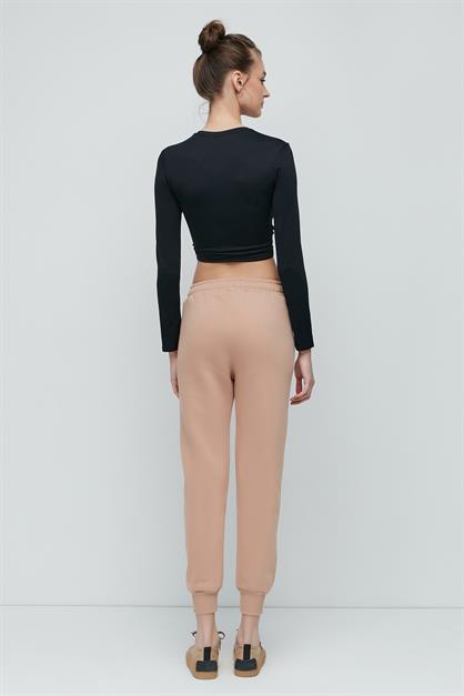 C&City Manşetli Paça Yandan Cepli Eşofman Altı 903 Krem