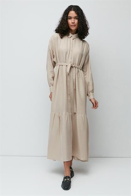 C&City Organic Cotton Muslin Long Sleeve Dress 9128