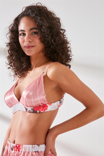 C&City Satin Bra Short Set 9065 