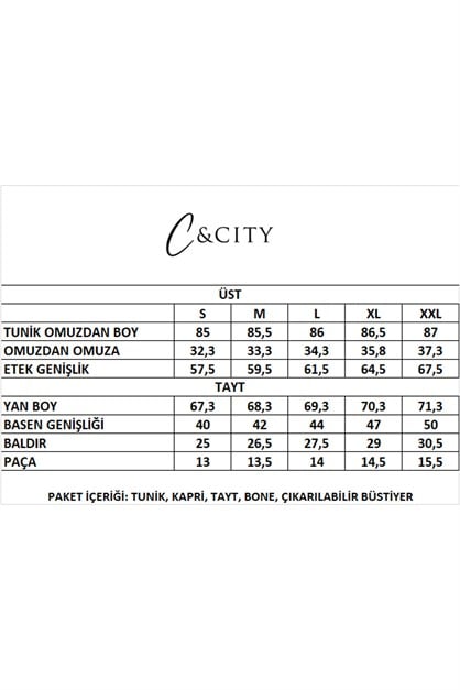 C&City Covered Burkini Swimwear C13100