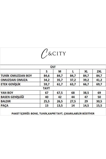 C&City Covered Burkini Swimwear C13091