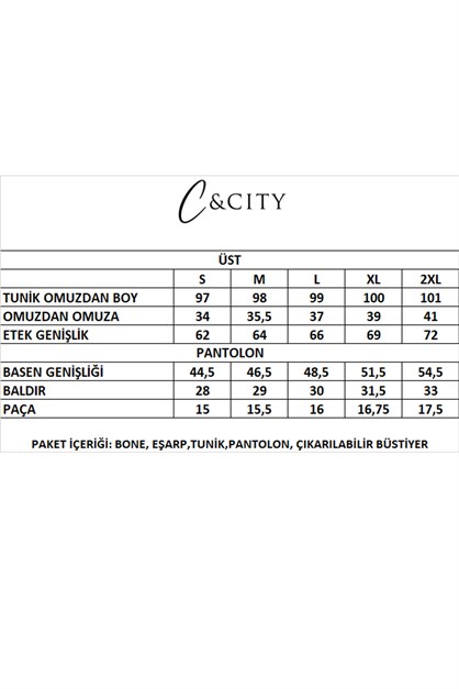 C&City Covered Burkini Swimwear C15541