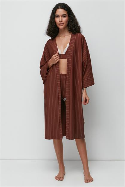 Batwing Sleeve Long Nightgown 9141