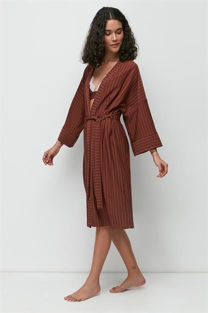Batwing Sleeve Long Nightgown 9141