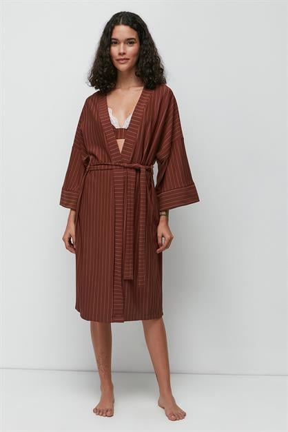 Batwing Sleeve Long Nightgown 9141
