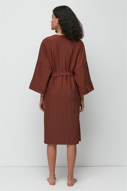Batwing Sleeve Long Nightgown 9141