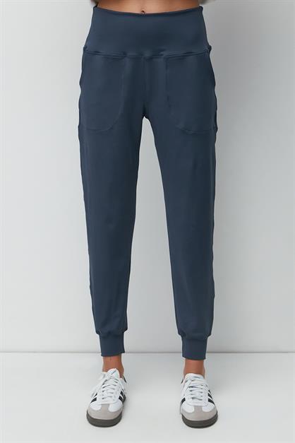 High-Waisted Cuffed Jogger Sweatpants 811